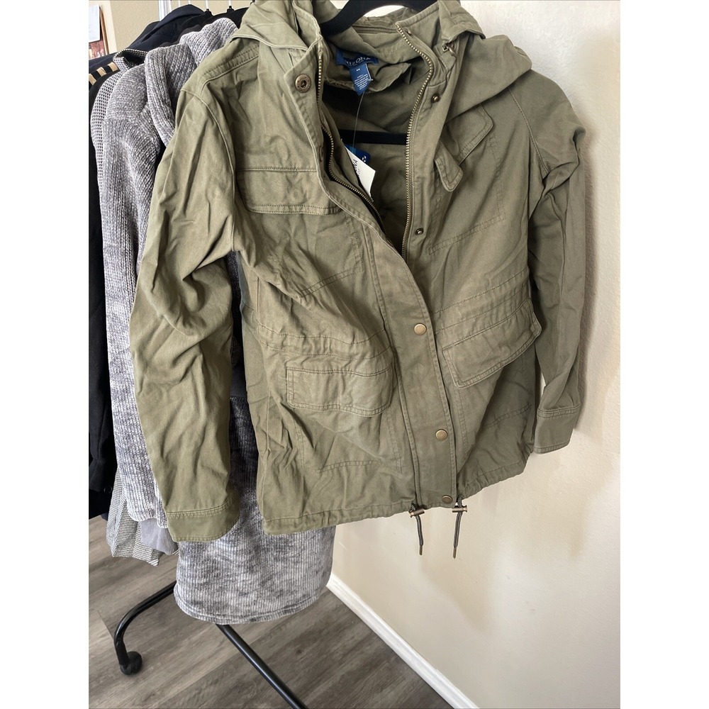 Arizona Jean Company Army Green Jacket Size Xs
